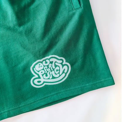 Stacked Logo Sweat Shorts - Watermelon Green